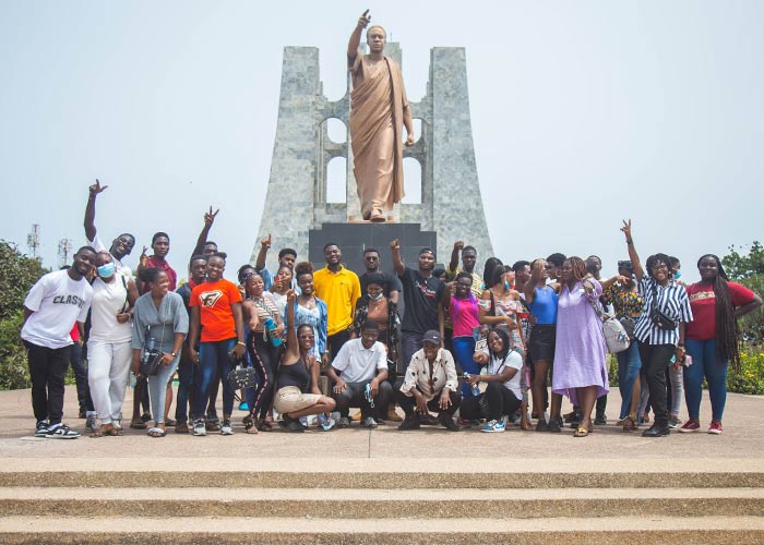 BCC Students visit some tourist sites in Accra